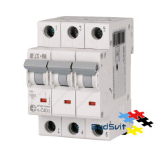 Автоматичний вимикач Eaton HL-C40/3 3Р 40А тип C 4.5 кА