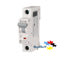 Автоматичний вимикач Eaton HL-C10/1 1Р 10А тип C 4.5 кА