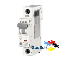 Автоматичний вимикач Eaton HL-C16/1 1Р 16А тип C 4.5 кА