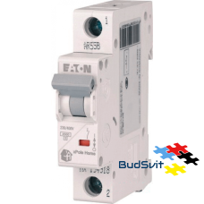 Автоматичний вимикач Eaton HL-C40/1 1Р 40А тип C 4.5 кА