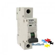 Автоматичний вимикач Viko 1p 63А, 4VTB-1C63, тип C 4.5 кА