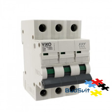 Автоматичний вимикач Viko 3p 32А, 4VTB-3C32, тип C 4.5 кА