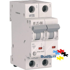 Автоматичний вимикач Eaton HL-C63/2 2Р 63А тип C 4.5 кА