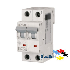Автоматичний вимикач Eaton HL-C40/2 2Р 40А тип C 4.5 кА