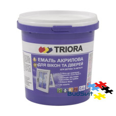 Емаль акрилова для вікон і дверей TRIORA 0.4 л
