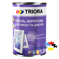 Емаль акрилова для вікон і дверей TRIORA 1 л