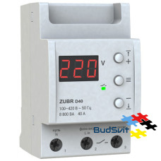Реле контролю напруги 40А D40, ZUBR